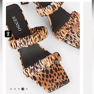 Senso Luna Satin Leopard Heel